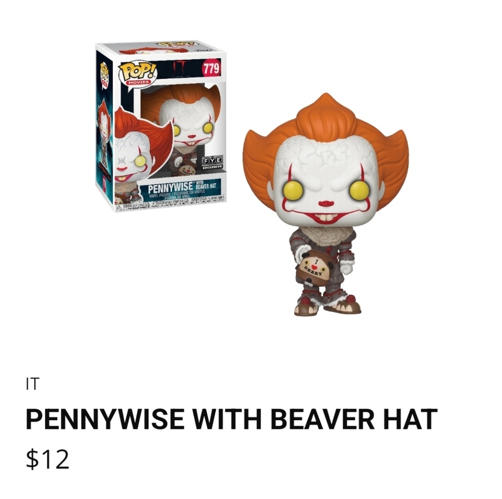 Pennywise with beaver hat